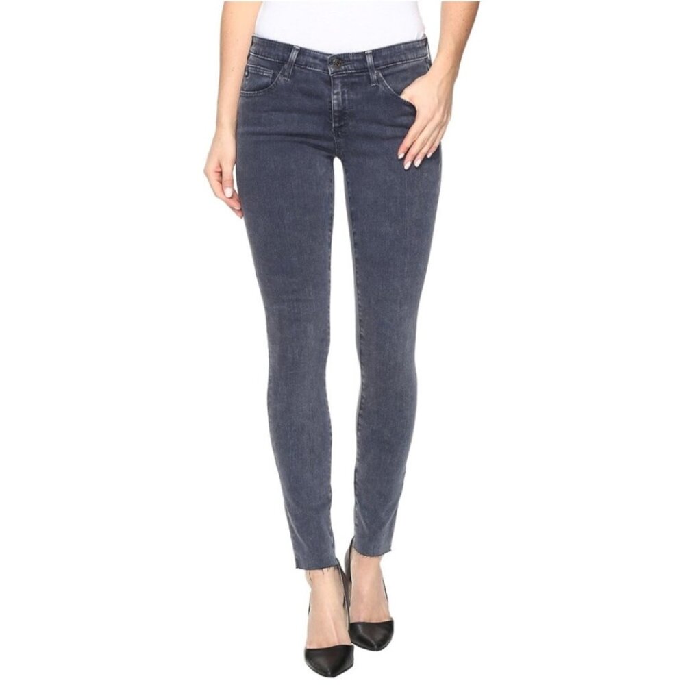 AG Adriano Goldschmeid THE MIDDI ANKLE Mid-Rise Legging Ankle. Dark Gray. 27R